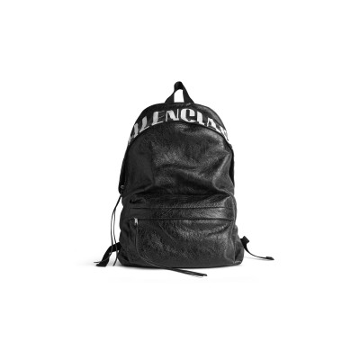 BALENCIAGA MEN'S EDITOR BACKPACK IN BLACK WHITE 8272062ABVX1090 (46*34*16cm)